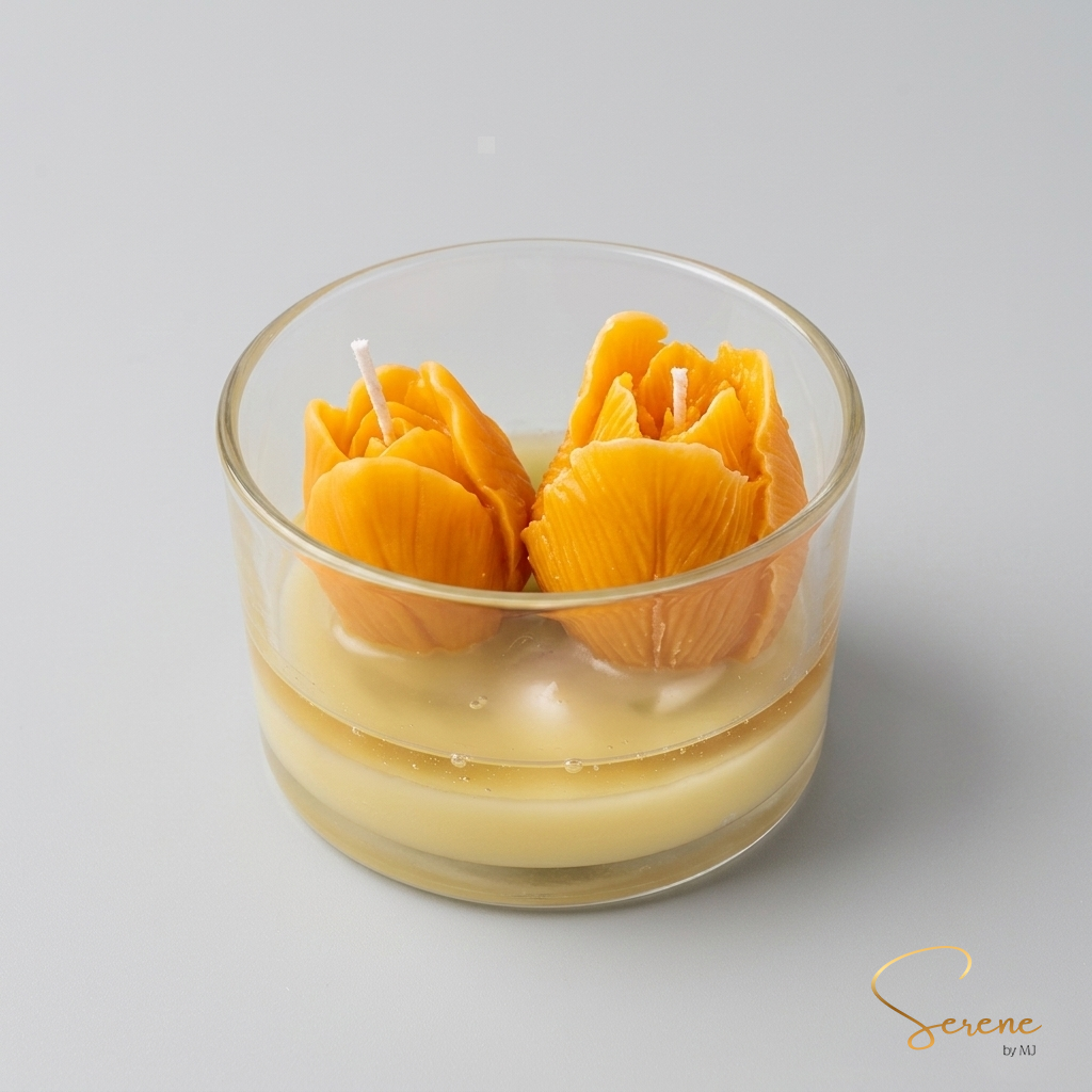 Blushing Tulip Candles